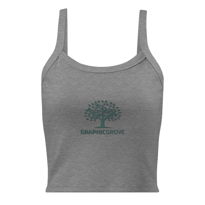 Women’s Micro-Rib Tank Top Graphic Grove Design – Stretch Fit XS-2XL product image (1)