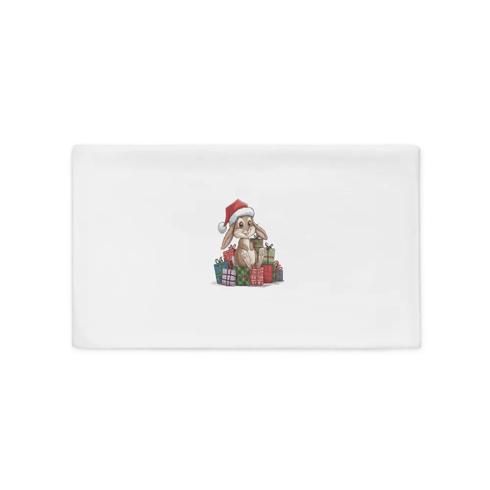 Santa Bunny All-Over Print Basic Pillow Case product image (1)