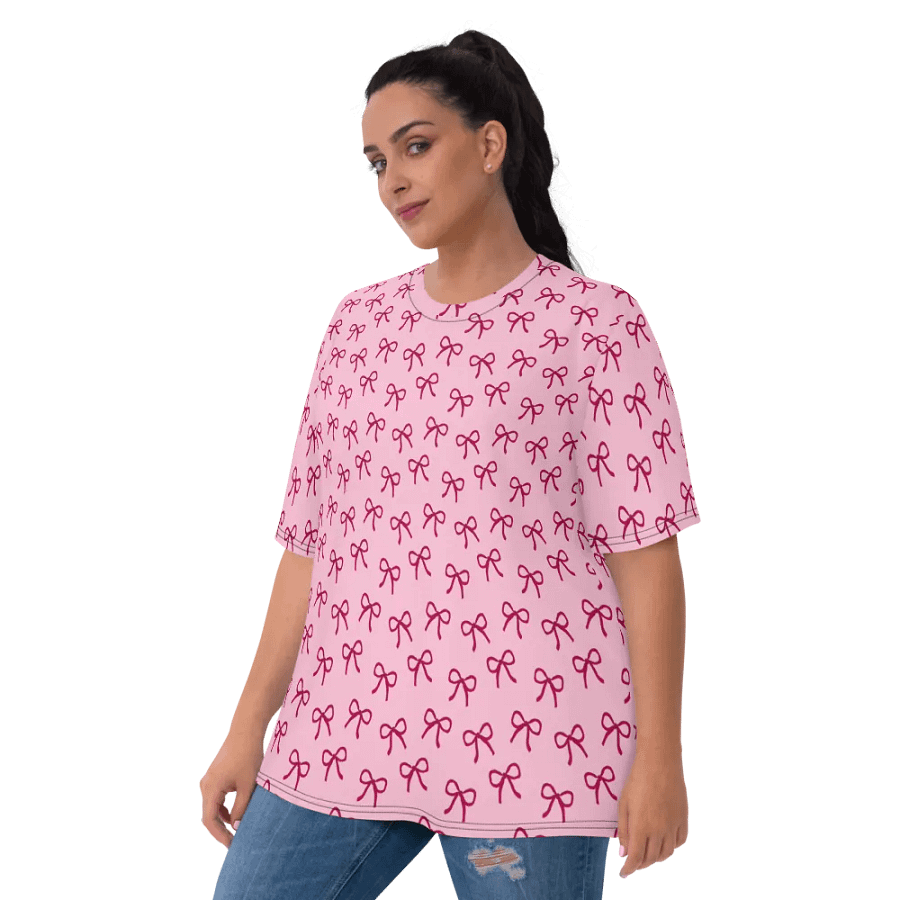 Dainty Burgundy Bows Women's T-Shirt product image (5)