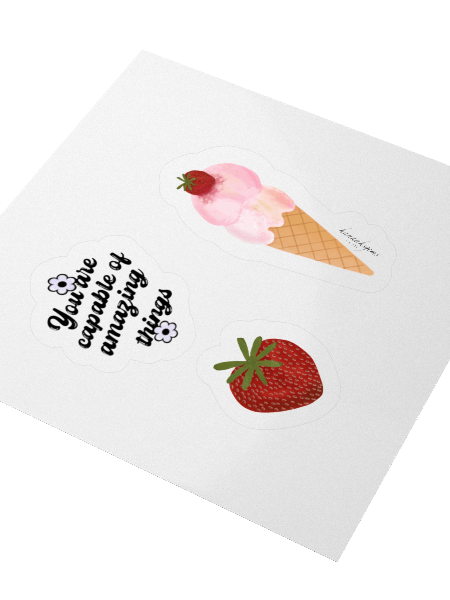 Strawberry Mini Stickers product image (3)