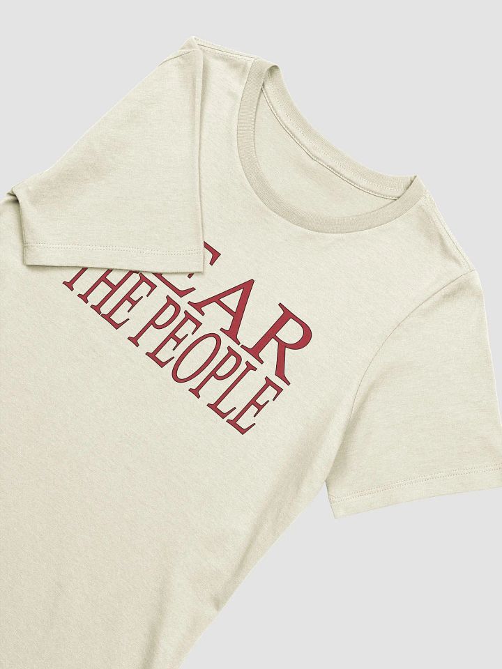 Fear The People - 01 - Red - Bella+Canvas Women's Supersoft Relaxed-fit T-Shirt product image (2)