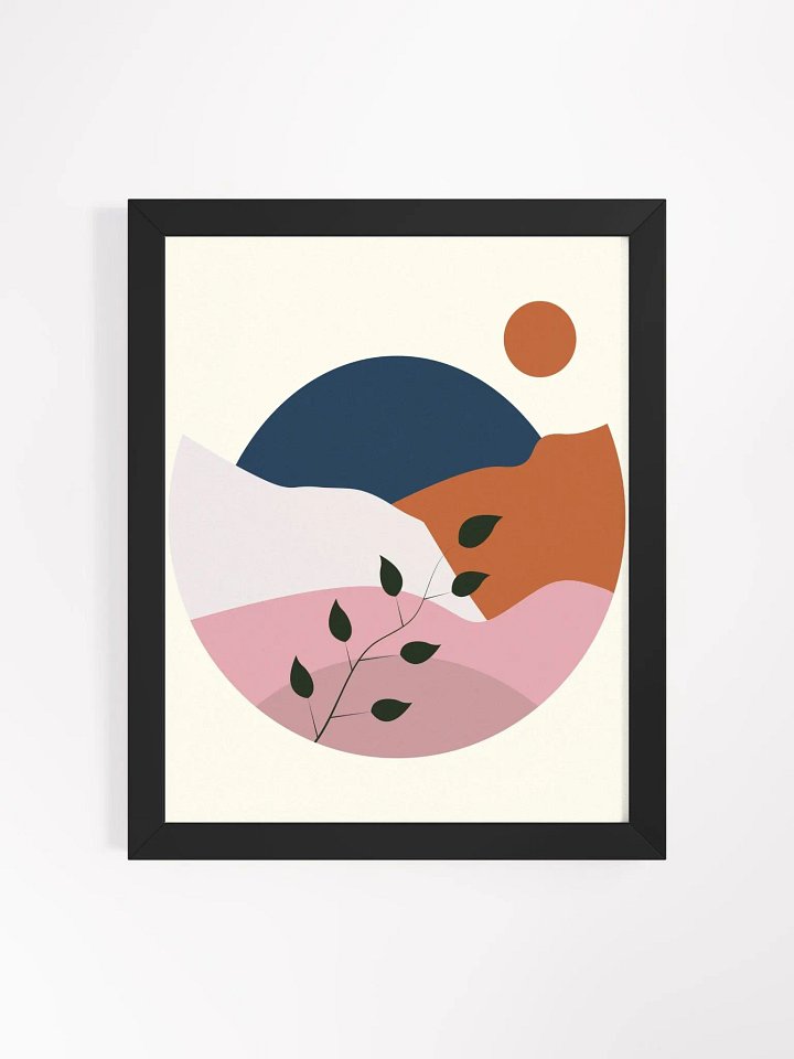Rising Hills Framed Art Print product image (10)