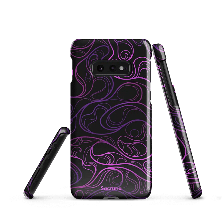 BLACK SWIRL - Snap Samsung case product image (3)