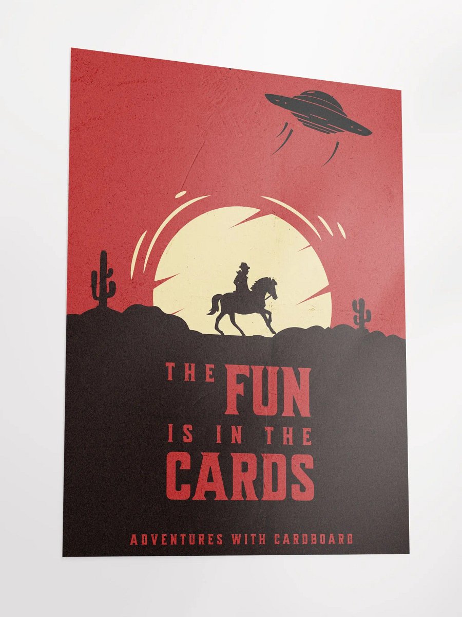 Fun in the Cards Game Room Poster for Board Gamers - 18