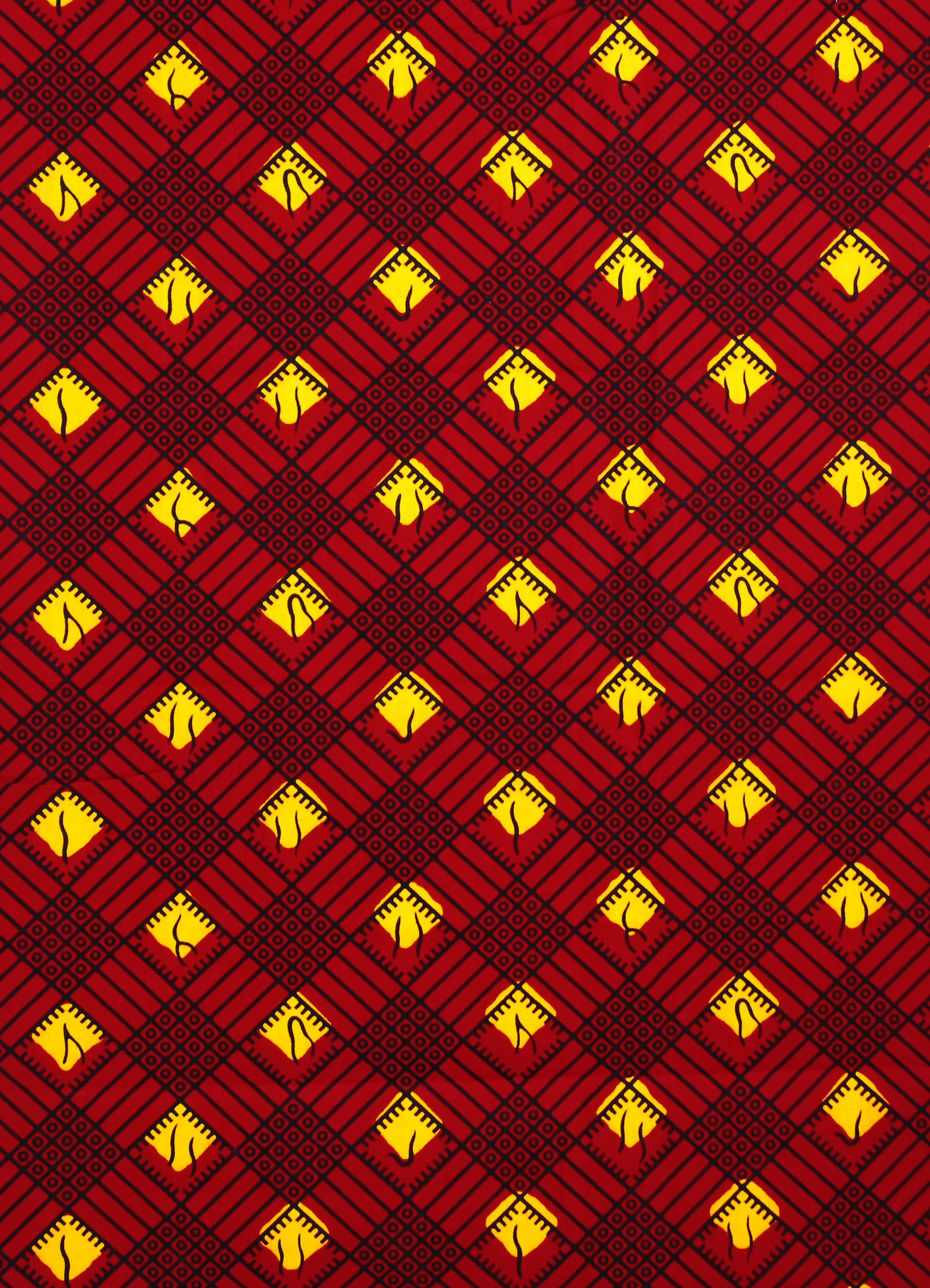 Tessuto Wax Print - Design Simboli Tradizionali - cod.562/B product image (1)