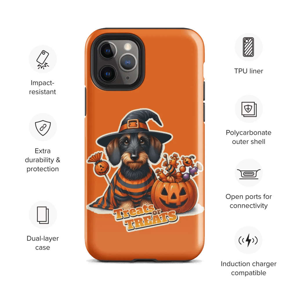 Dachshund Treat Halloween - iPhone Tough Case product image (28)