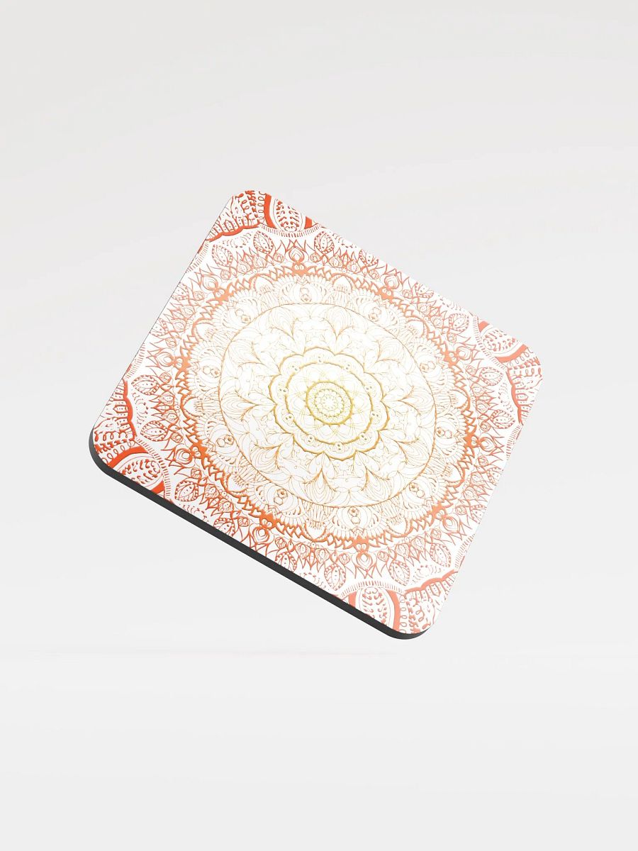 Mandala Harmony Glossed Cork Coaster product image (1)