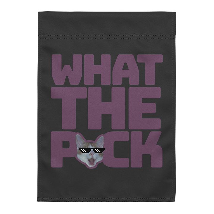 What The Puck Yard Flag product image (1)