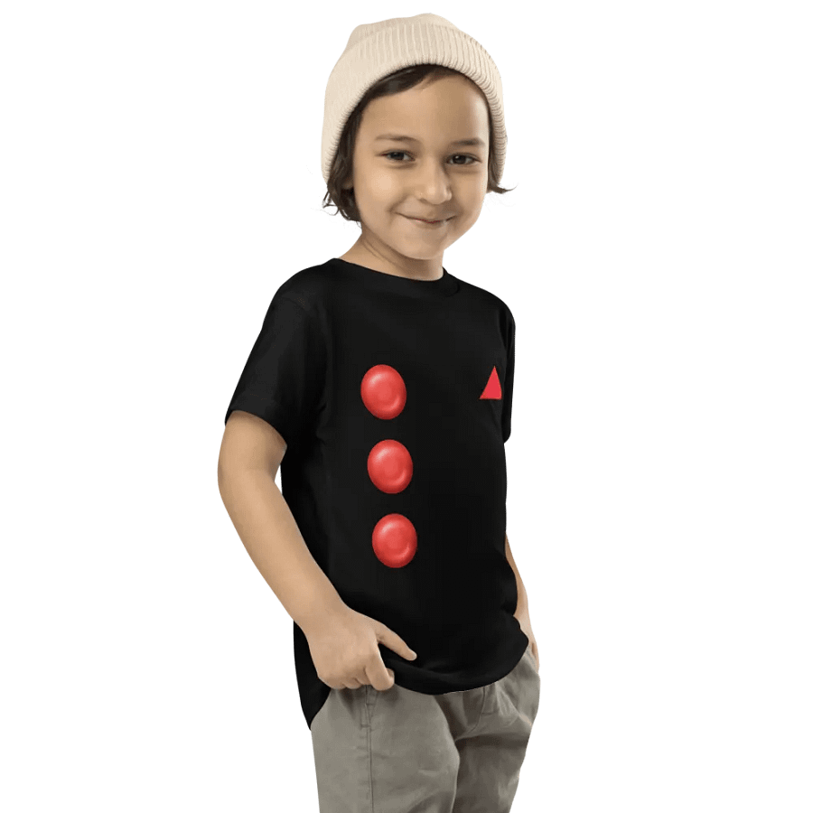 Red Button and Hankie Toddler T-Shirt product image (10)