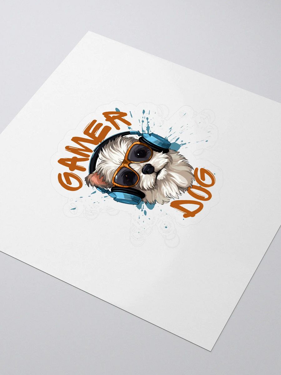 Gamer Dog Vinyl Stickers product image (3)