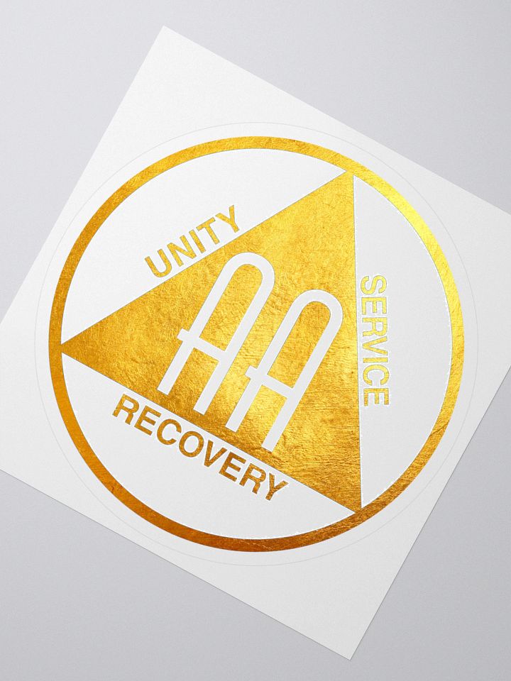 Unity Service Recovery Gold Leaf Design Sticker product image (2)