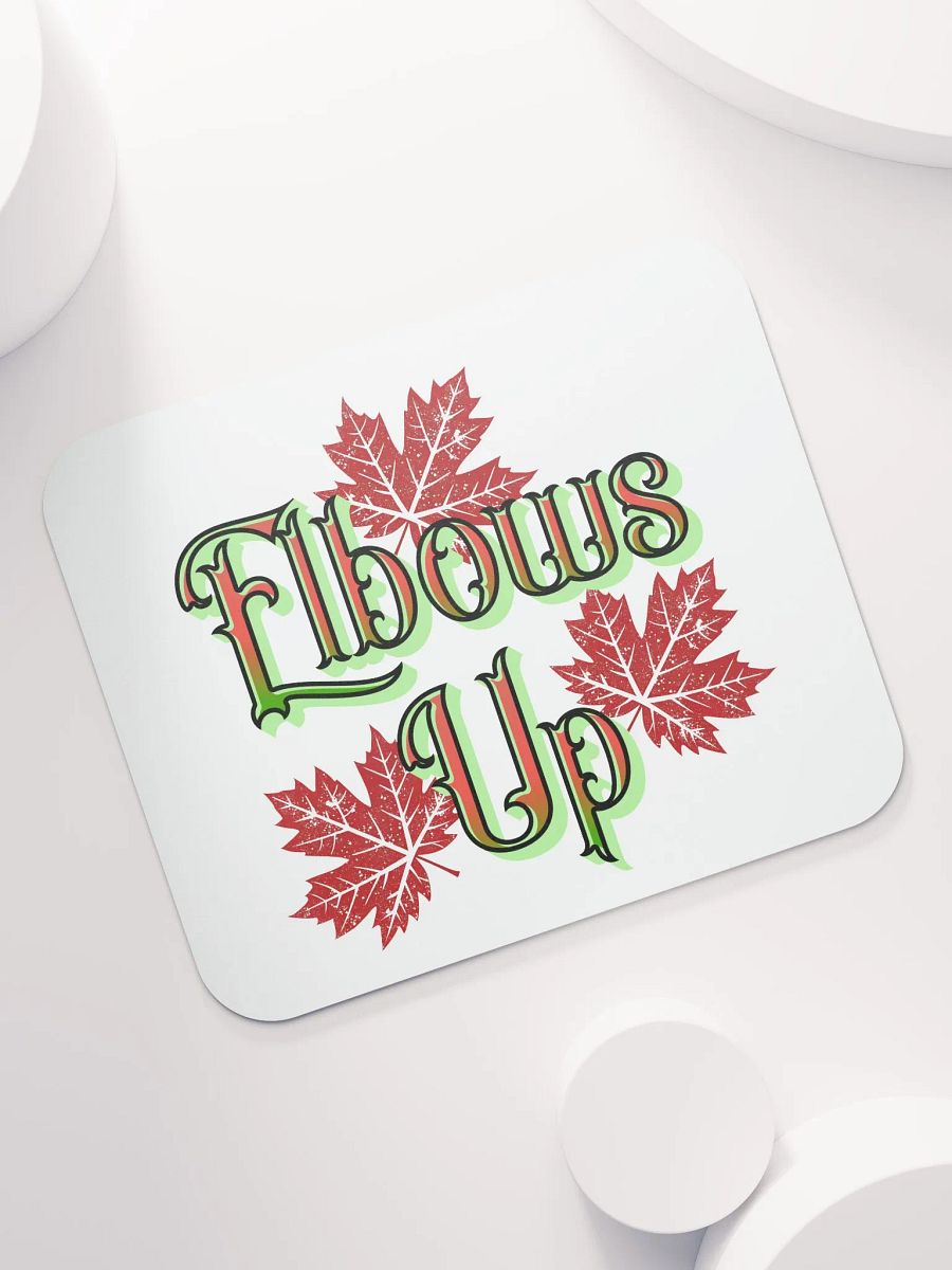 Elbows Up Maple Leaves Canada Mouse Pad product image (5)