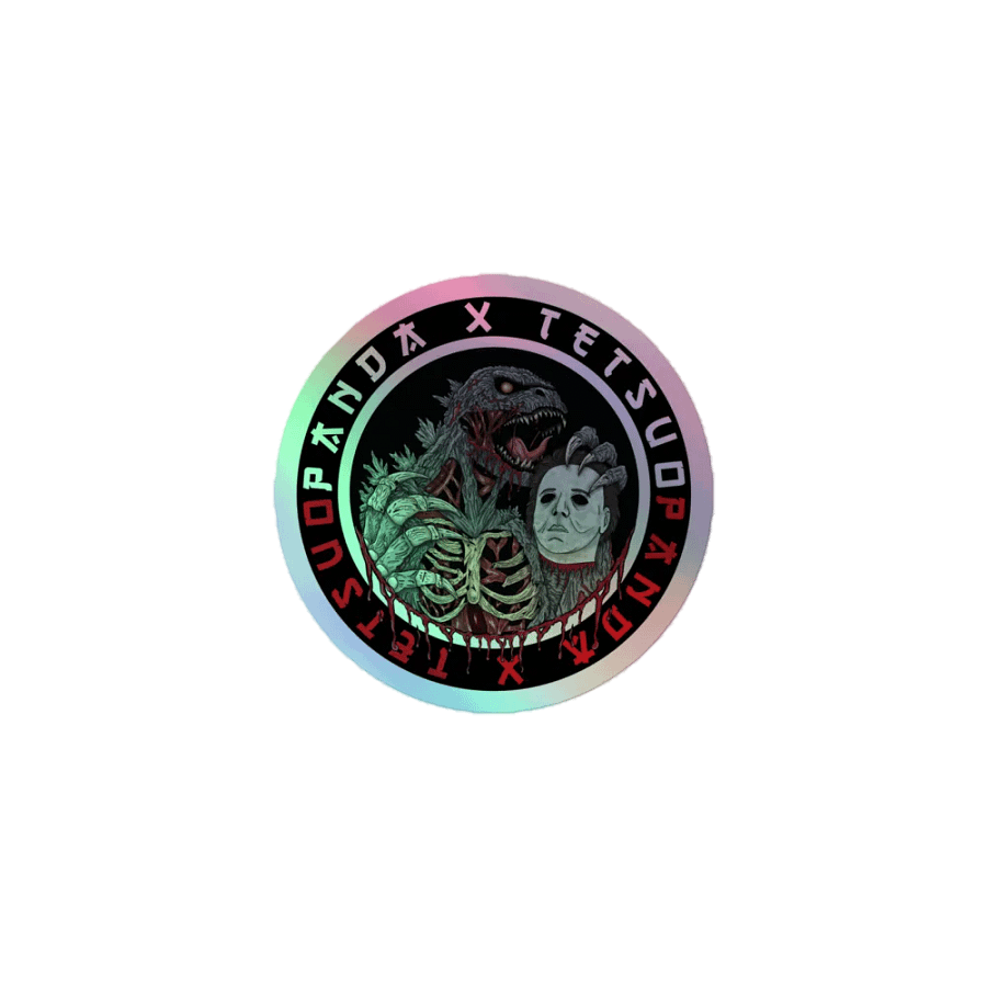 God of Carnage Holo Sticker (Northern Lotus Design) product image (1)