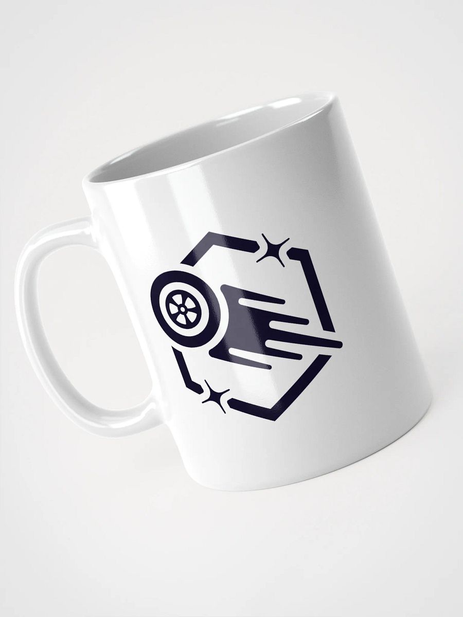 White Ceramic Mug (Dark Logo) product image (3)