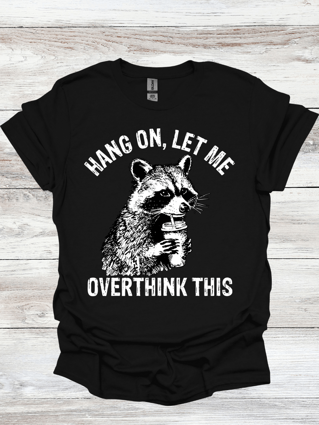 Funny Raccoon Sippin' T-Shirt product image (1)