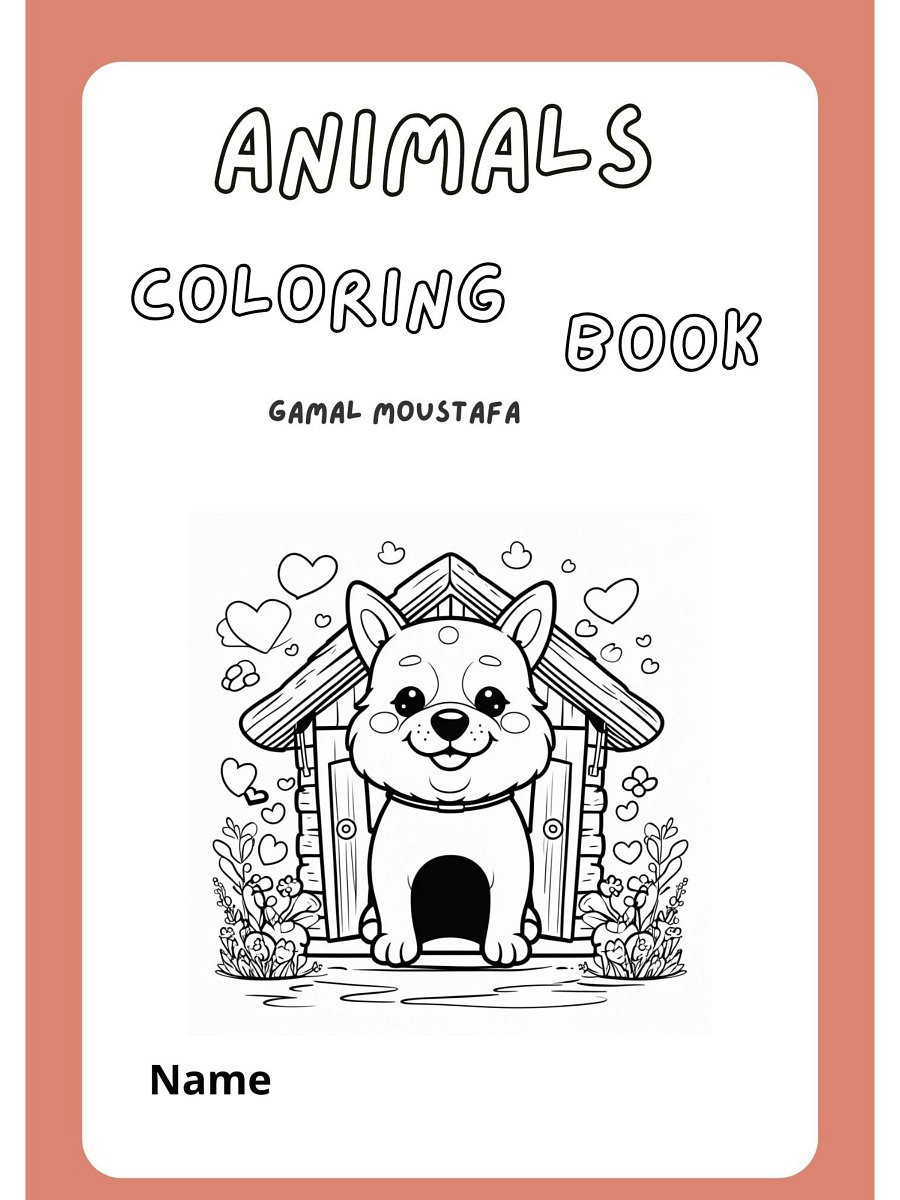 New Digital Product"My Magic Animals Coloring Book: Fun and Easy Pictures for Kids Ages 3-5" product image (1)