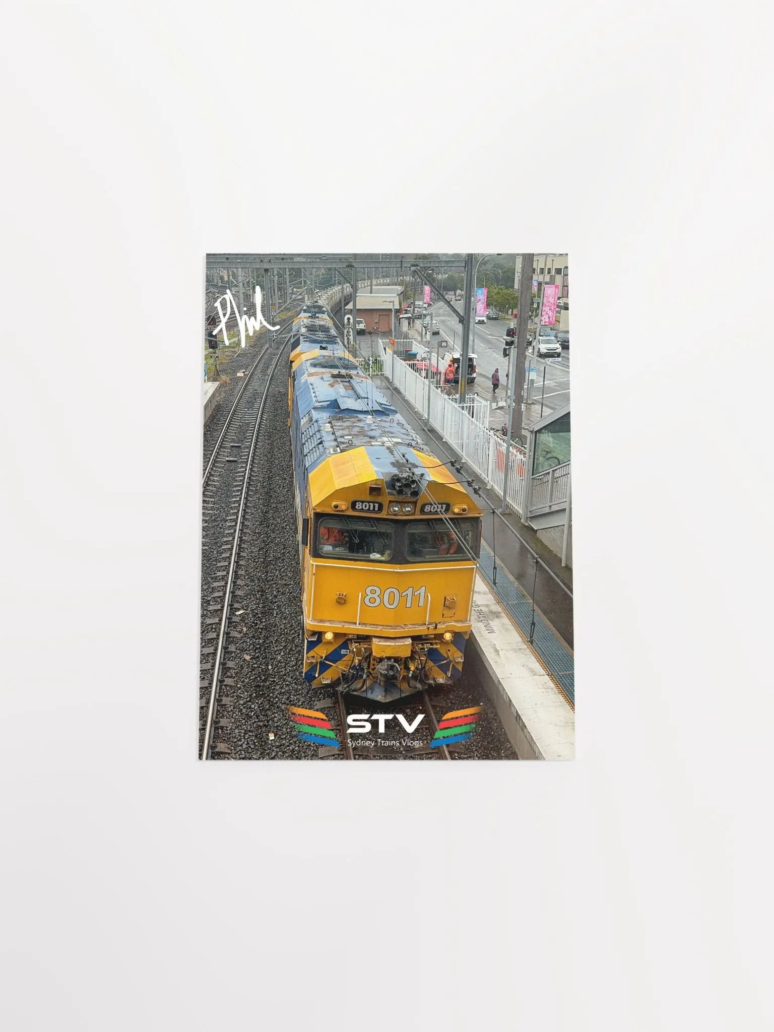 STV Small 5'' x 7'' Poster - 8011 Leading a Train Through Lidcombe product image (4)