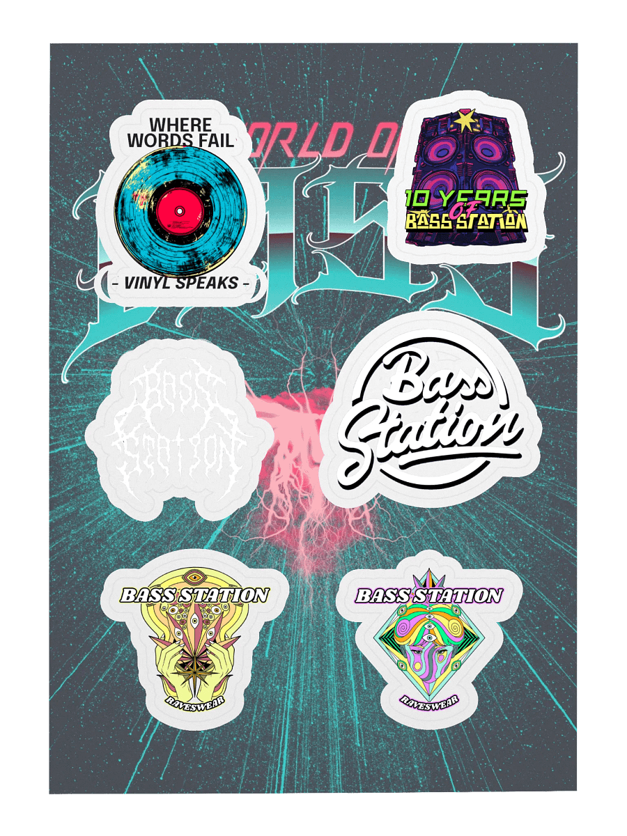 10 Years of Bass Station Stickers product image (3)