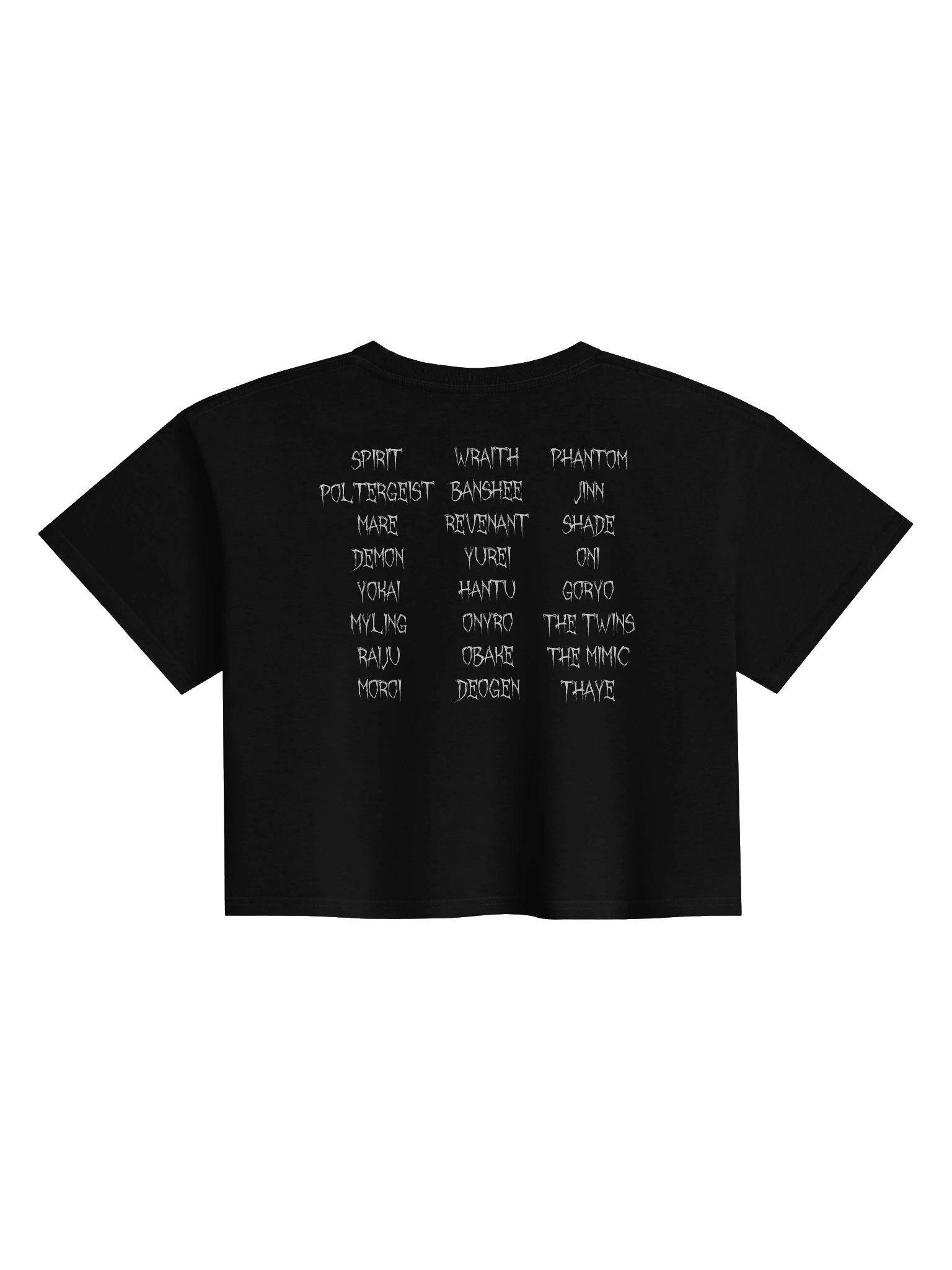 Ghost Hunting Squad Crop Top product image (2)