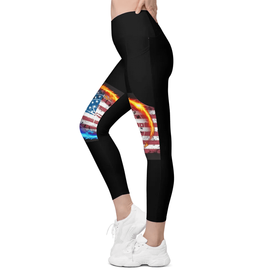 Leggings w pockets black product image (3)