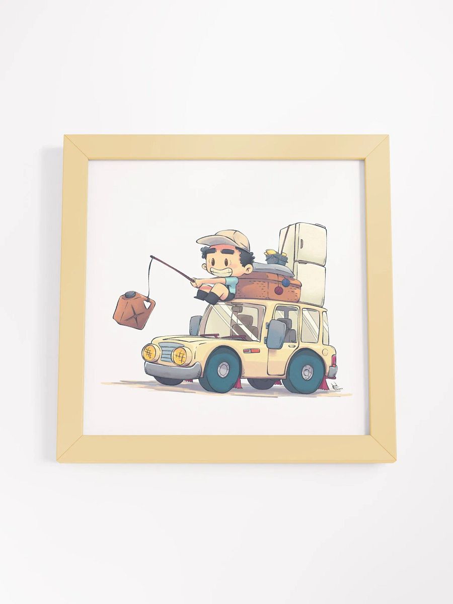 Go Go My Car | Frame Matte Poster product image (38)