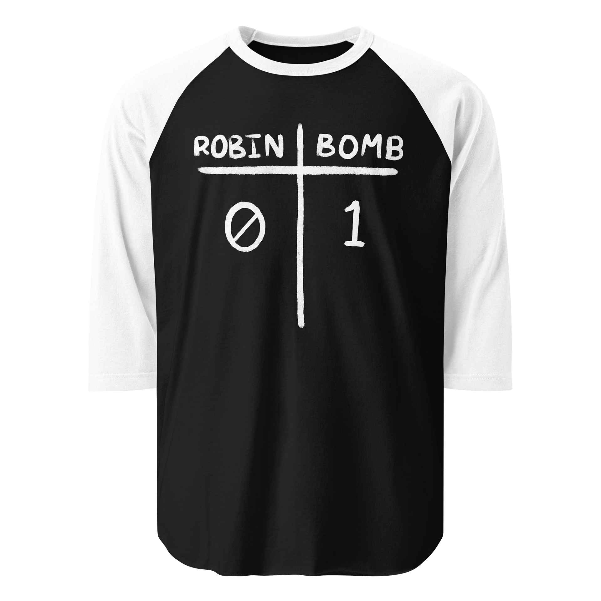 Robin 0 | Bomb 1 - Baseball Tee product image (1)