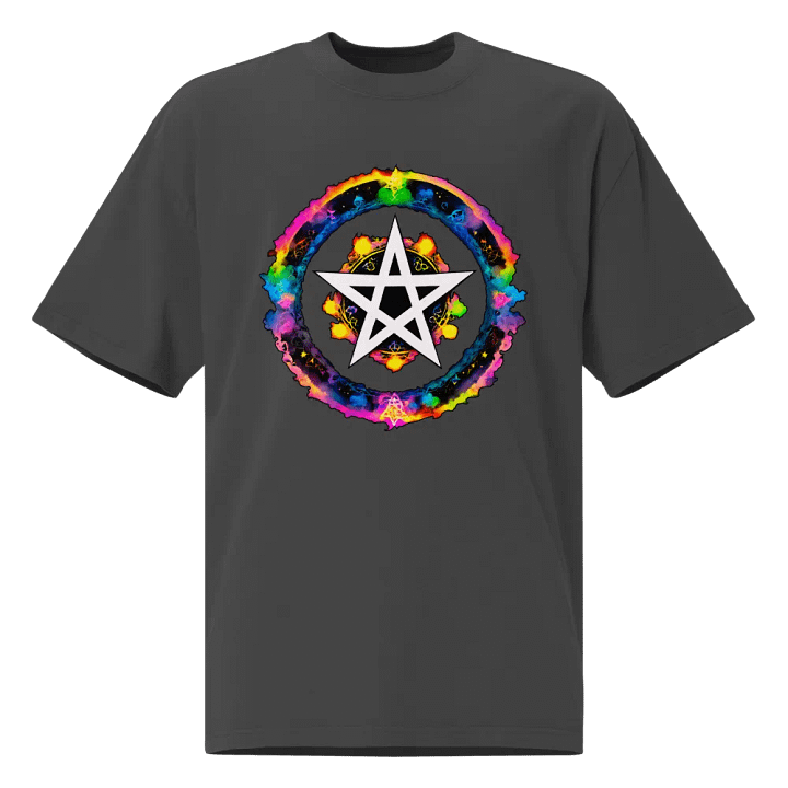 [Pentagram] Oversized T-Shirt product image (1)