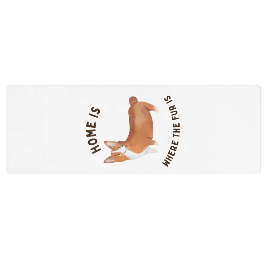 Home Is Where the Fur Is – Pet Lover’s Yoga Mat product image (1)