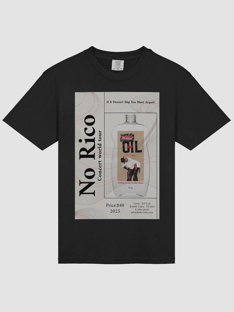 No Rico Concert Tour Bottle T-Shirt product image (3)
