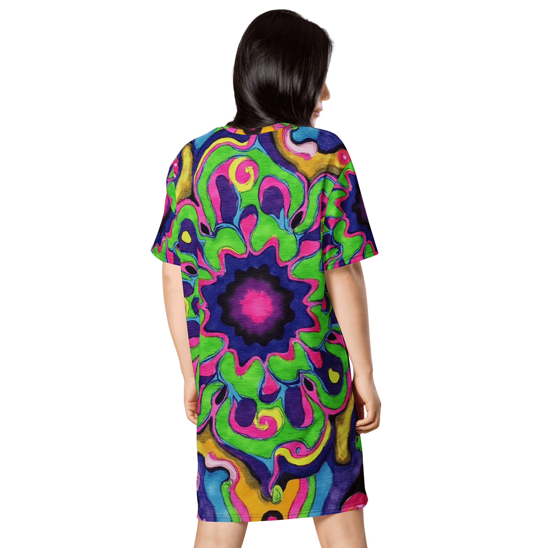 Barry Grady Psychedelic All-Over Dress product image (2)