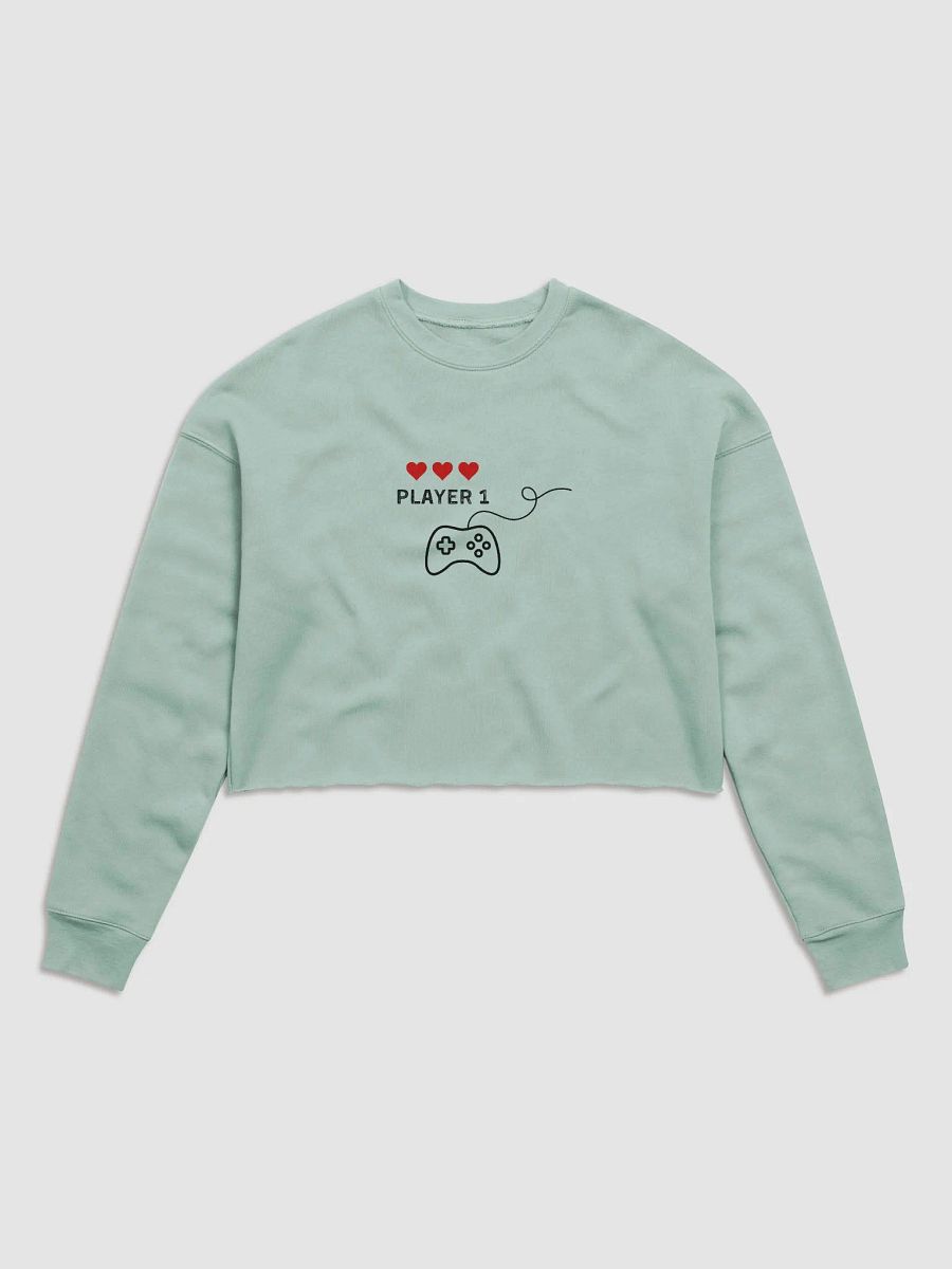 Player 1 cropped sweatshirt product image (2)