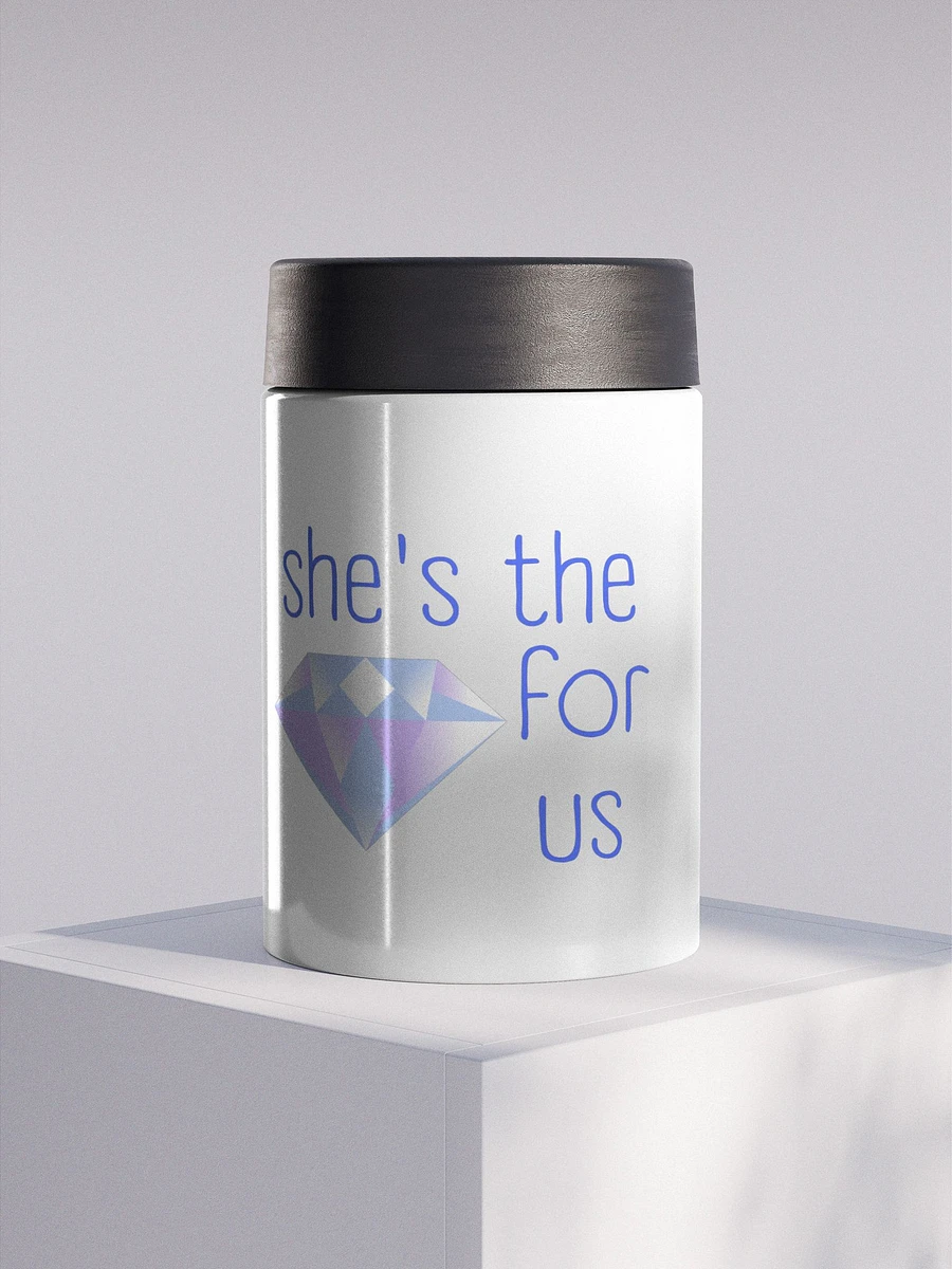 She's the Gem for Us Stainless Steel Koozie product image (2)