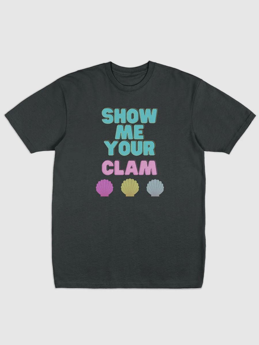 Show Me Your Clam T-shirt (Plus) by Jenjo Art product image (1)