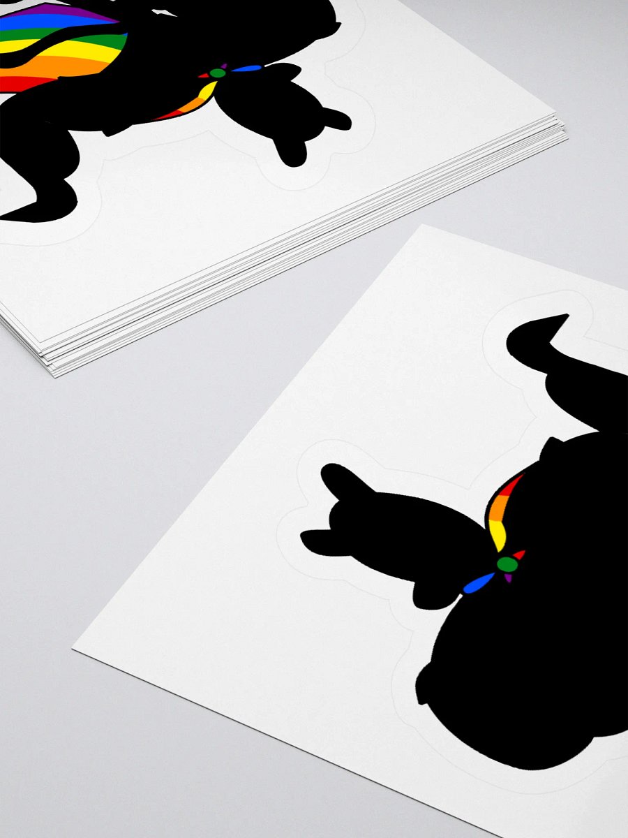 Superhomo! Vermili Gay Silhouette Variant Sticker! product image (4)