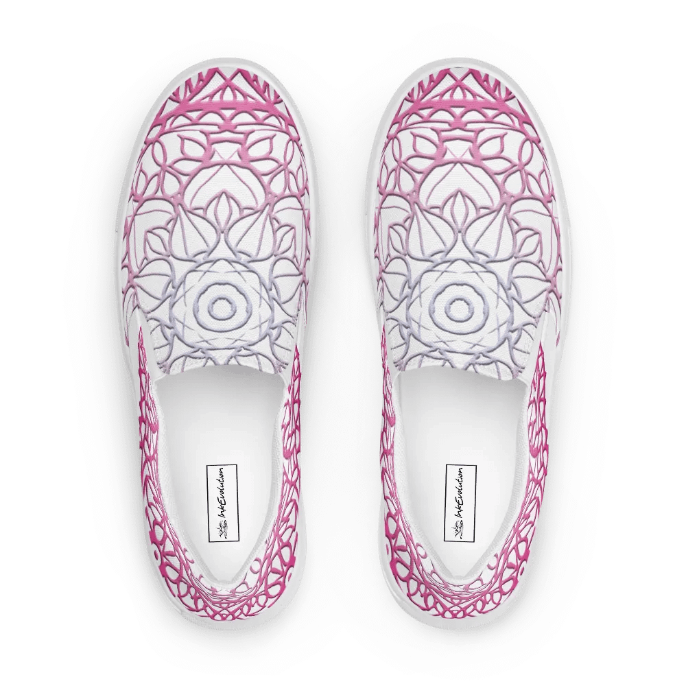Pink Mandala Dream Women's Slip-On Shoes product image (3)