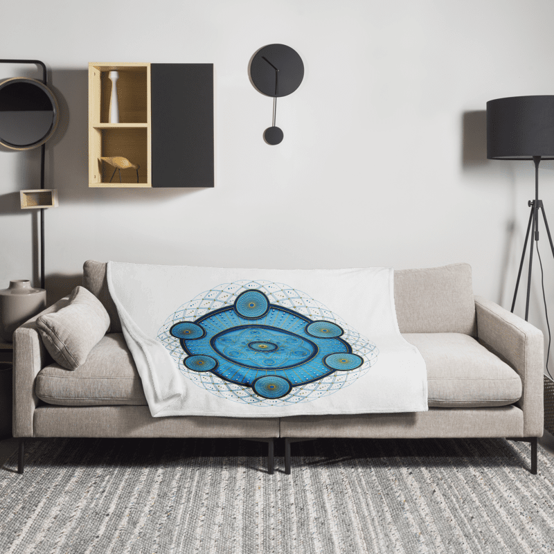 Mandala of Self-Expression Throw Blanket product image (2)