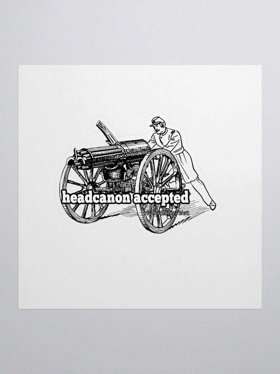 Headcanon Accepted (Sticker) product image (1)