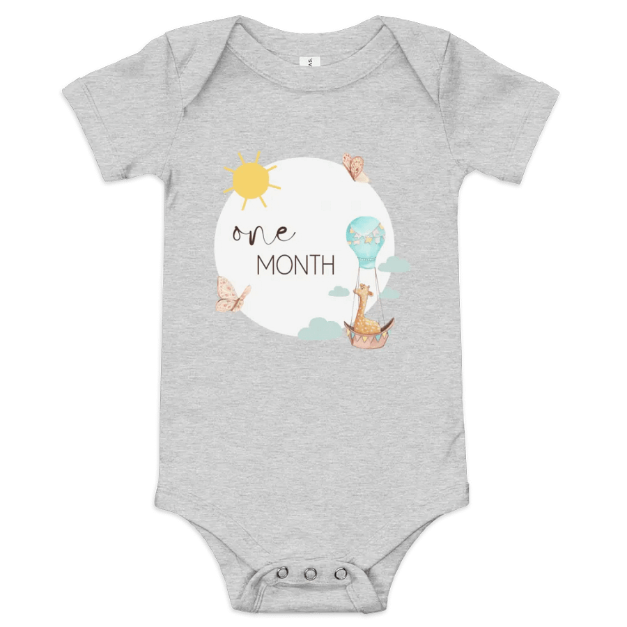 Charming Growth Milestone Baby Onesie product image (4)