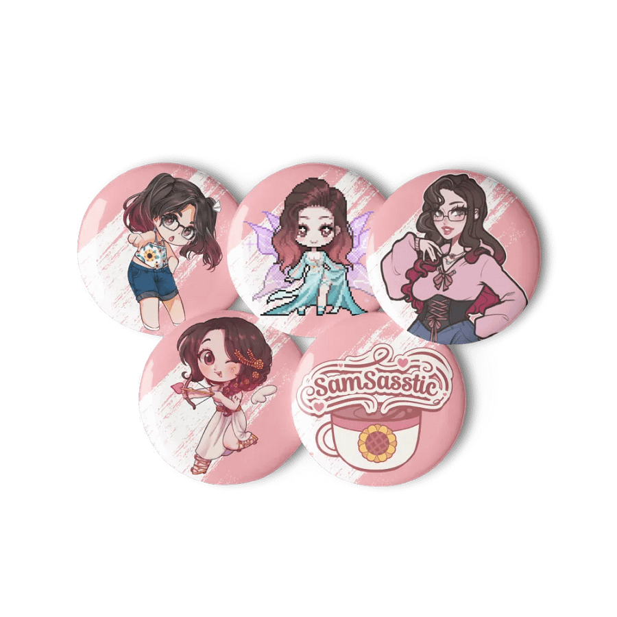 SamSasstic Buttons Galore! Set of 5 product image (8)