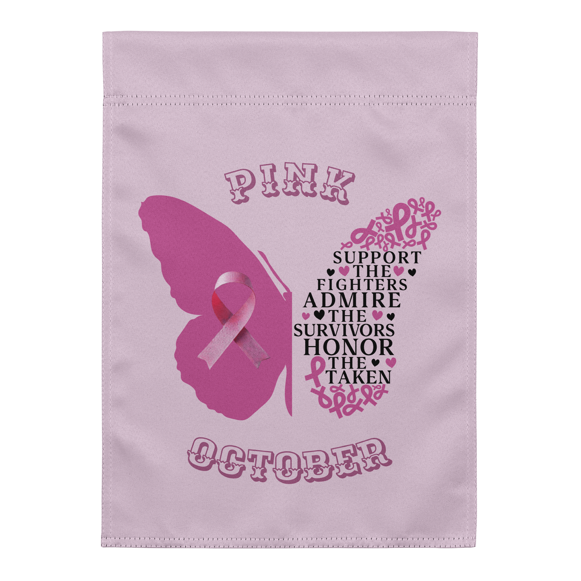 Garden Flag - Breast Cancer Support - Awareness product image (1)
