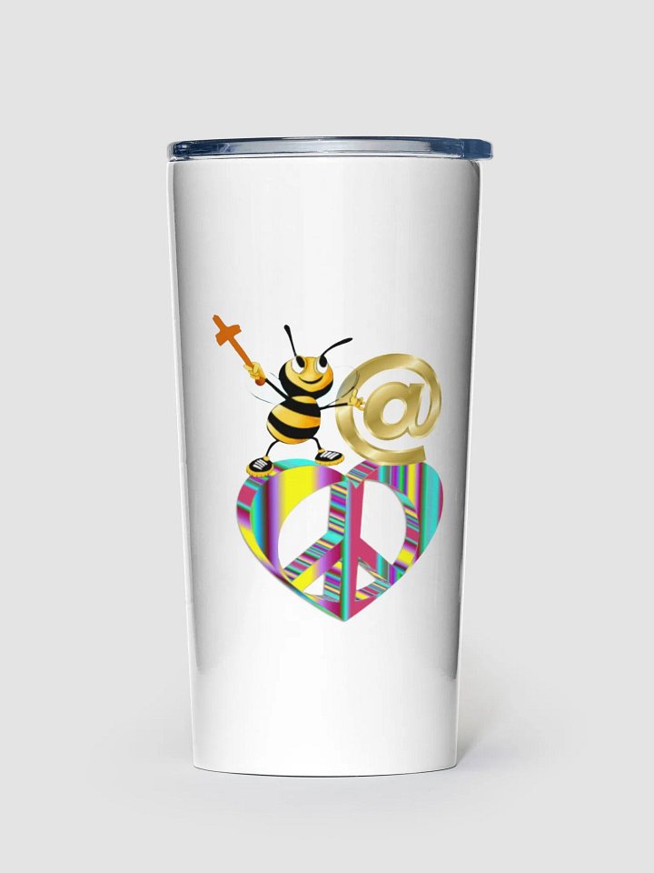 Bee@Peace 20oz Stainless Steel Tumbler product image (1)