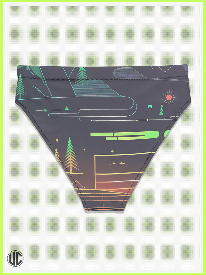 UnkoCon – Neon Horizon Bikini Bottom product image (2)