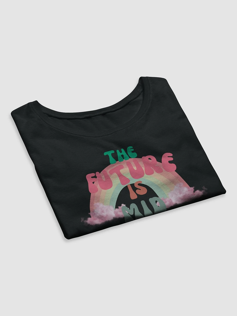 The Future is Mid Retro Crop Top Baby Tee product image (7)