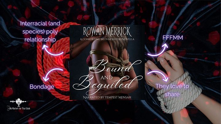 Bound and Beguiled by Rowan Merrick, an exclusive audio edition product image (2)