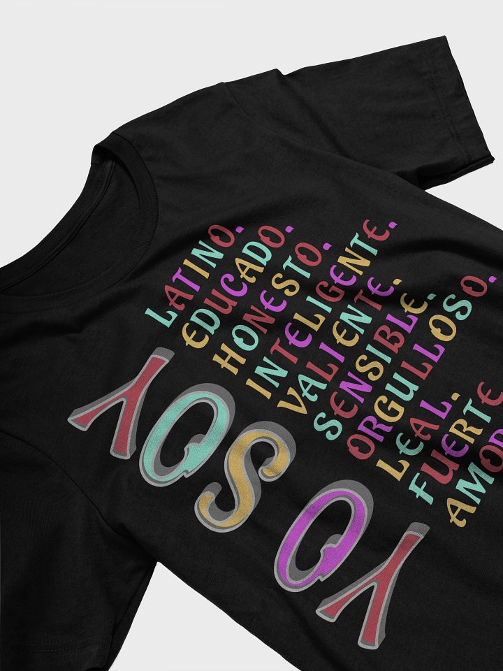 Yo Soy I Am Latino Pride Adjectives T-Shirt product image (32)