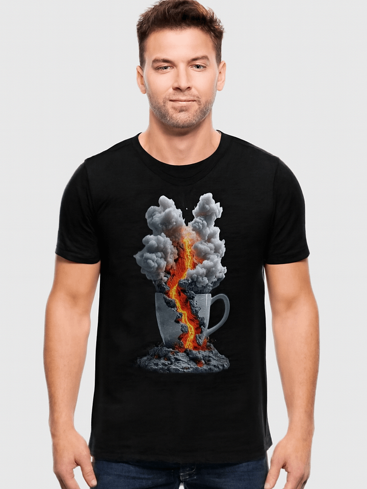 Volcanic Eruption Coffee Cup T-Shirt product image (1)