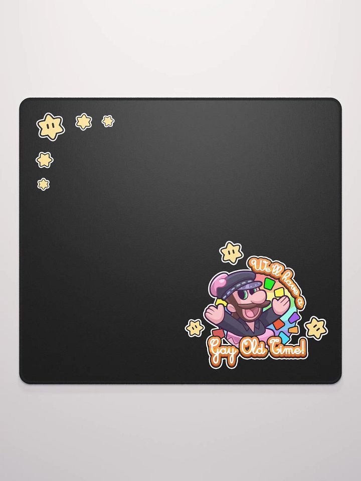 Gay Old Time: Black Mousepad product image (2)