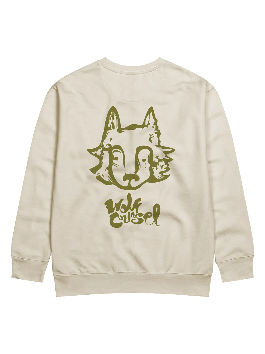 Wolf Counsel Cotton Heritage Premium Sweatshirt (Back Patch) product image (2)
