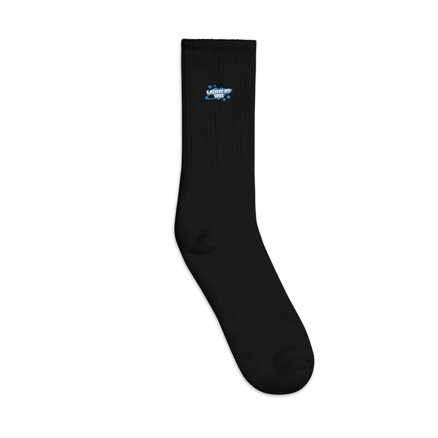 Loony at Uni Embroidered Crew Socks product image (3)
