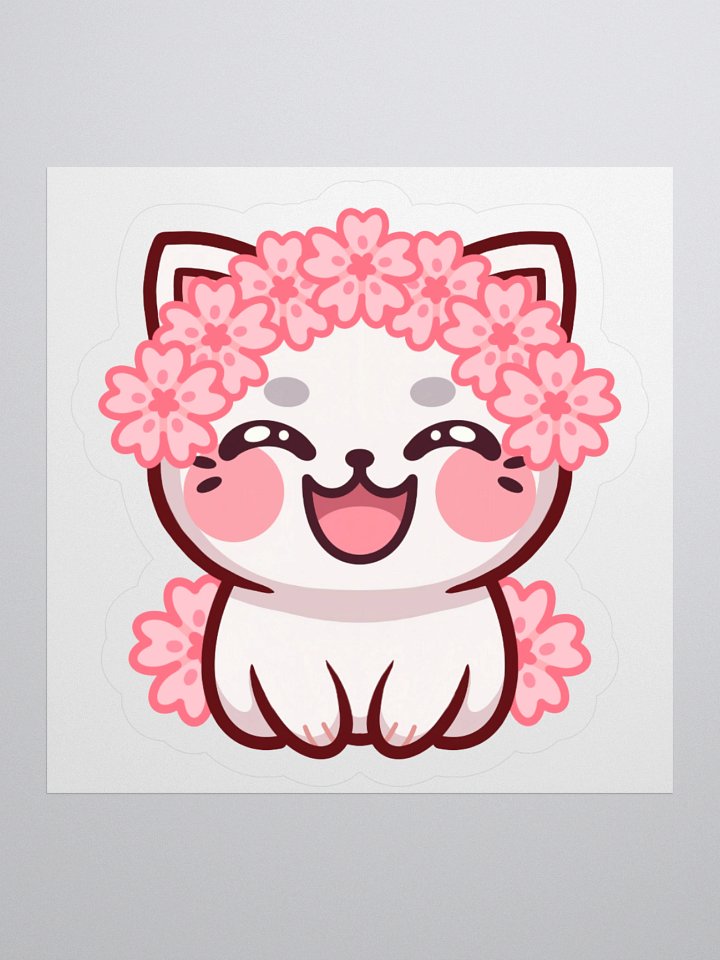 Mircat Flower Sticker product image (1)